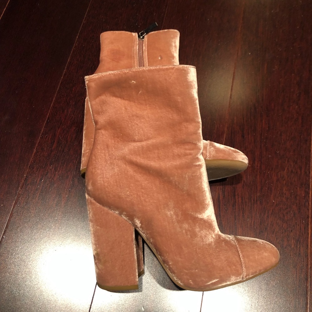 Velvet booties by Kendall & Kylie